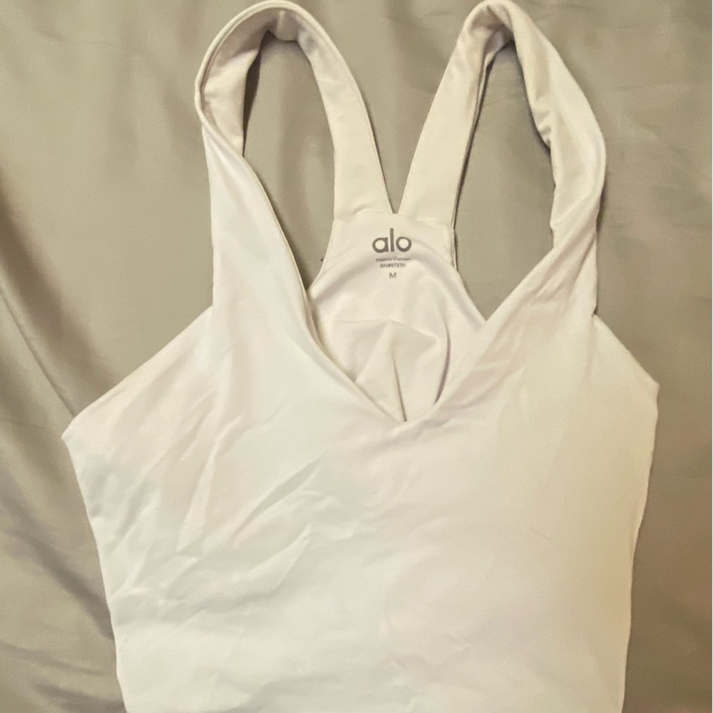 Alo yoga real bra crop top